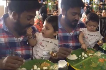 தந்தைக்கு தாயாக மாறிய குழந்தை! 1000 தடவை அவதானித்தாலும் சலிக்காத காட்சி