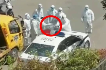 தனிமைப்படுத்தலுக்கு செல்ல மறுத்த இளைஞரை விரட்டி விரட்டியடித்த சுகாதார அதிகாரிகள்! வீடியோ ஆதாரம்