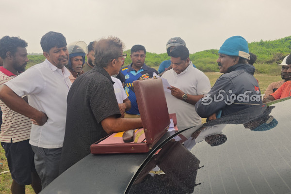 மன்னார் செளத்பார் பகுதியில் அனுமதியற்ற கடல் நீர் பரிசோதனை திட்டம் தடுத்து நிறுத்தம் | Unauthorized Seawater Testing Project In Mannar