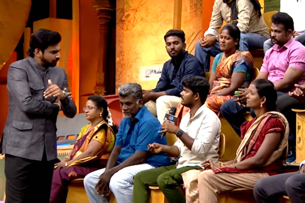 Tamizha Tamizha: 10 வயதில் 5 ரூபாய் சம்பளத்திற்கு வேலை... இன்று இளைஞர் சம்பளத்தால் பிரமிப்பில் அரங்கம் | Tamizha Tamizha Person Works Many Jobs Family