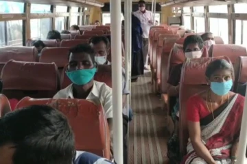 ஓசூரில் இருந்து தொலைதூர அரசு பேருந்து சேவை தொடக்கம்... சொந்த ஊர் திரும்பும் பொதுமக்கள்...