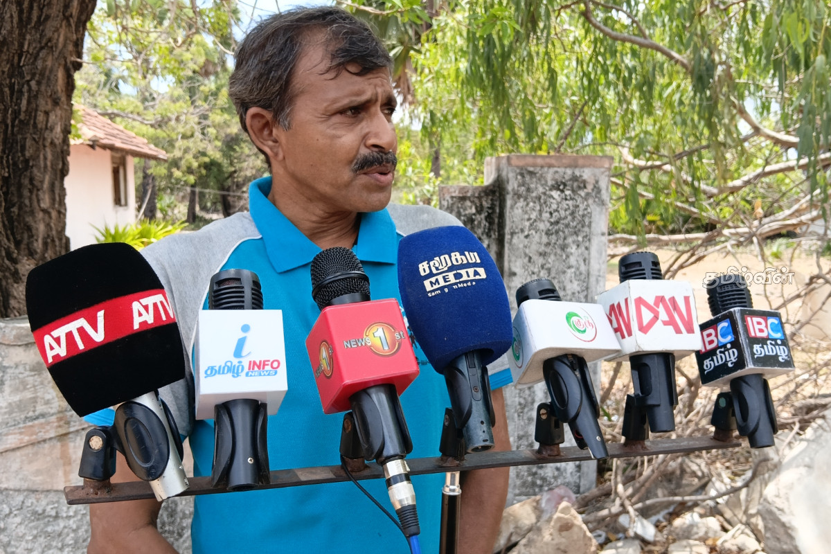 தையிட்டில் காணி அளவீட்டு நடவடிக்கையை அரசு தடுக்கிறது..! இரத்தினசிங்கம் முரளிதரன் குற்றச்சாட்டு | Ratnasingham Calls For Protest In Thailand