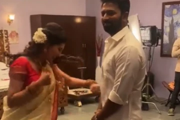 அடி ரொம்ப பலமோ.. நடிகையிடம் குத்து வாங்கிய சாந்தனு! வைரல் வீடியோ