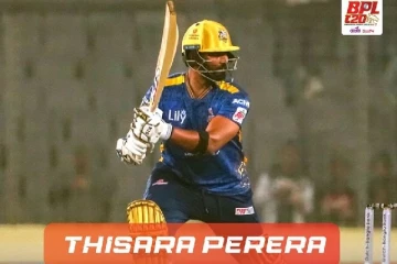 ஒற்றை ஆளாக போராடிய திசர பெரேரா: BPL லீக்கில் 103 ஓட்டங்கள் குவித்து அசத்தல்!