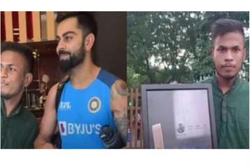 விராட் கோலியை சந்தித்து செல்பி எடுக்க ரூ.23000 செலவு செய்த ரசிகர் - வைரலாகும் புகைப்படம்