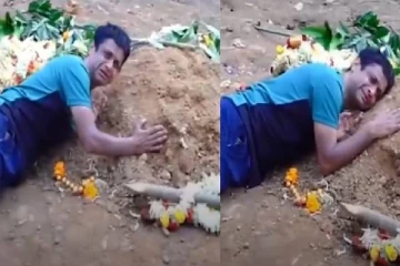 நானும் மயானத்திலேயே... மகனை இழந்த தந்தையின் கண்ணீர்