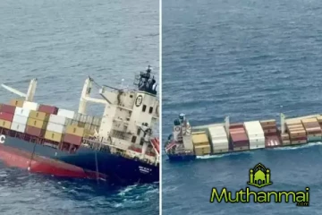 அரபிக் கடலில் கவிழ்ந்து விபத்துக்குள்ளான கப்பல்