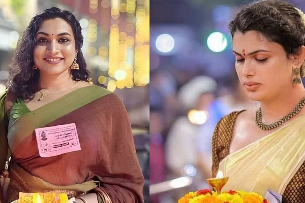 மீச பியூட்டி : பெண்கள் வேடத்தில் சும்மா தக தகவென மின்னிய ஆண்கள் - கோவில் திருவிழாவில் விநோதம் | Keralas Unique Festival Where Men Dress Women மீச பியூட்டி : பெண்கள் வேடத்தில் சும்மா தக தகவென மின்னிய ஆண்கள் - கோவில் திருவிழாவில் விநோதம் | Keralas Unique Festival Where Men Dress Women