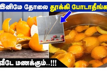 இனிமே இந்த தோலை மட்டும் குப்பையில் வீசி விடாதீர்கள்...வீடே மணக்கும் அதிசயம் செய்யலாம்!