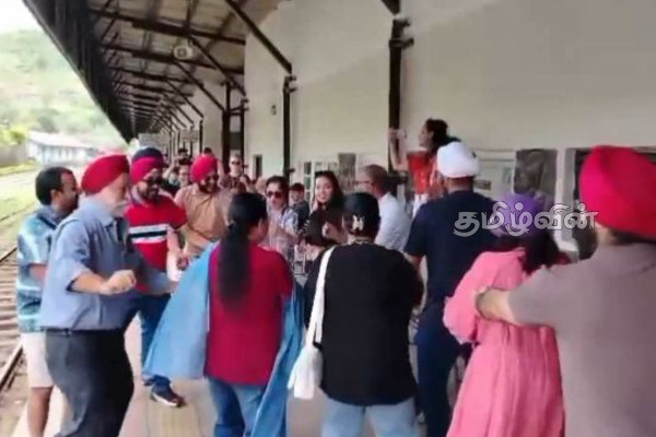 நானுஓயாவில் நடனமாடிய வெளிநாட்டவர்கள் | Foreigners Dancing At Nanu Oya