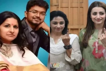 திரிஷா அம்மாவும் விஜய் மனைவி சங்கீதாவும் ஒரே நிகழ்ச்சியில் சந்தித்த போது?