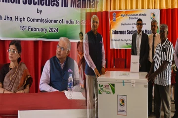 மன்னாரில் உள்ள கடற்றொழிலாளர் சமாசங்களுக்கு குளிர்சாதனப் பெட்டிகள் கையளிப்பு