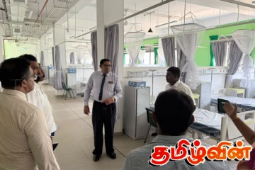 கிளிநொச்சி மாவட்ட வைத்தியசாலைக்கு சிறீதரன் எம்.பி விஜயம்