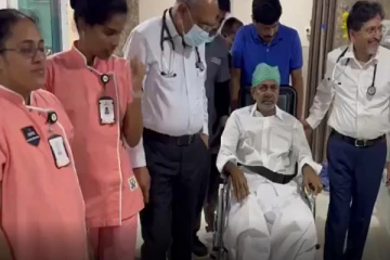 மருத்துவமனையில் இருந்து வீடு திரும்பினார் முன்னாள் முதலமைச்சர்!