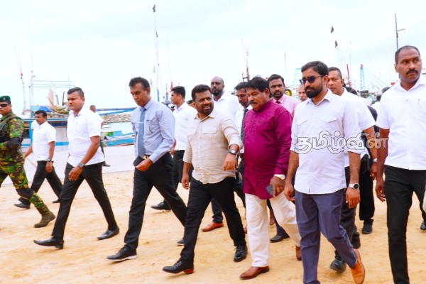 ஜனாதிபதி தலைமையில் ஆரம்பமான மயிலிட்டி துறைமுக அபிவிருத்திப் பணிகள் | Mayiliti Port Development Works Anura Kumara