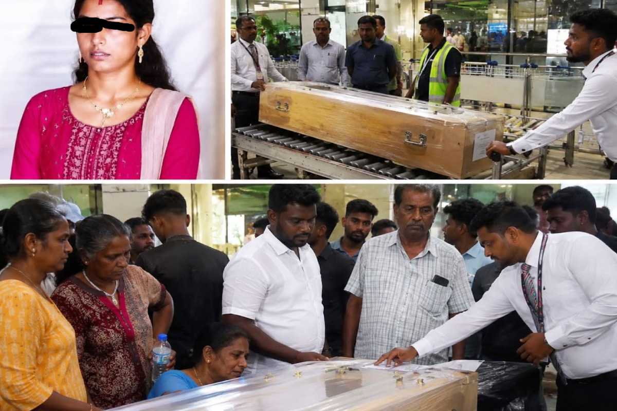 குடும்ப வறுமையை போக்க ஓமான் சென்ற வவுனியா இரு பிள்ளைகளின் தாய்; சடலமாக வந்த அவலம் | Vavuniya Woman Died In Oman Body Brought Country