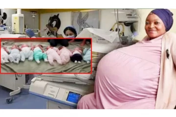 ஒரே பிரசவத்தில் 10 குழந்தைகளை பெற்றெடுத்து உலக சாதனை படைத்தப் பெண்!
