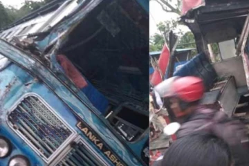 තවත් බිහිසුණු බස් අනතුරක් මෙරටින් වාර්ථාවෙයි.. පිරිසක් හදිසියේම රෝහල් ගත් කරයි..