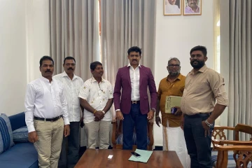 ஜனநாயக தமிழ்த் தேசியக் கூட்டணியினர் கிழக்கு ஆளுநருடன் சந்திப்பு