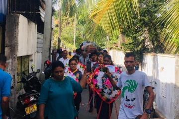 கலைக்கோட்டன் அழகையா இருதயநாதன் அவர்களின் உடல் அடக்கம்