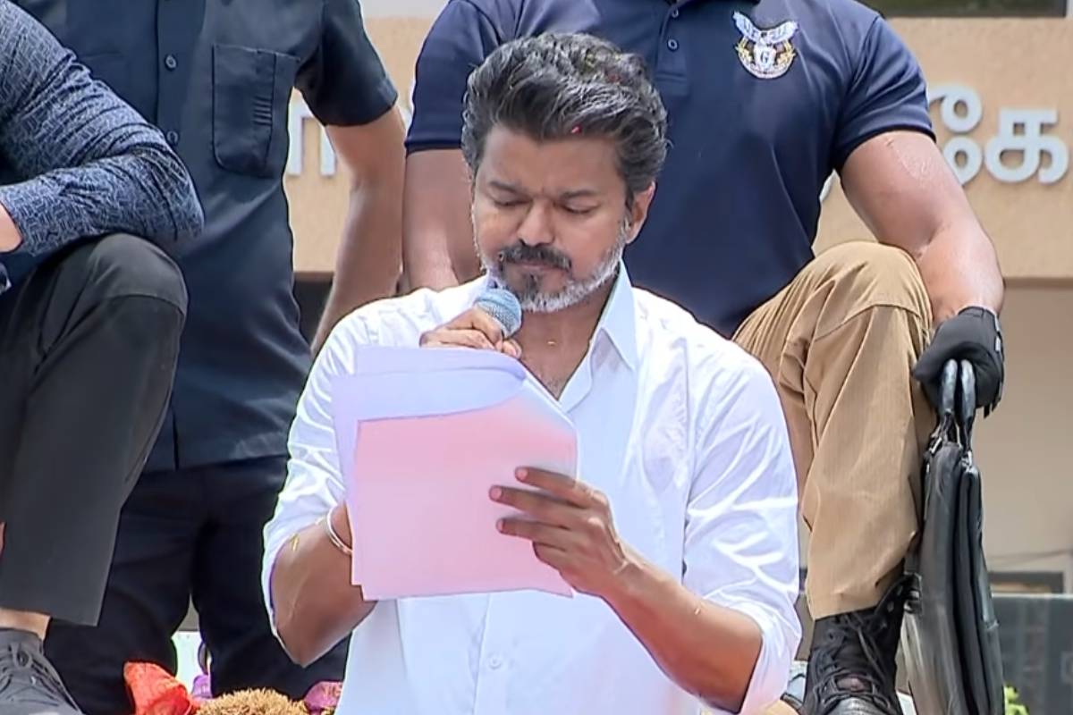 உச்சத்தை விட்டுவிட்டு வரச்சொல்லி நாங்க அழவில்லை.. அப்படி யாரு வரச்சொன்னா? விஜய்யை மறைமுகமாகிய தாக்கிய நடிகை.. | Vinodhini Vaidyanathan Indirectly Target Vijay Pol