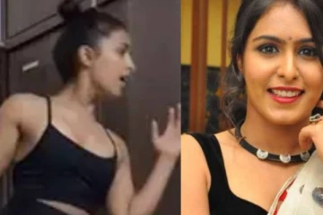 குட்டை ஆடையில் தனிமையில் கம்பியை பிடித்து ஆட்டம்! நடிகை சம்யுக்தா வெளியிட்ட வீடியோ..