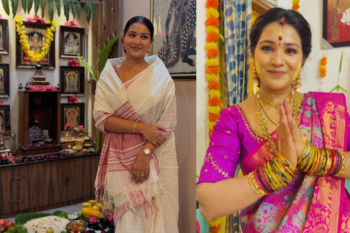 பாண்டியன் ஸ்டோர்ஸ் 2 தங்கமயிலின் ஆயுத பூஜை போட்டோஸ்.. | Sharanya Turadi Ayutha Poojai Navratri Special