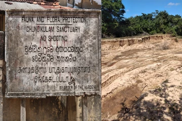 கிளிநொச்சியில் சட்டவிரோத மணல் அகழ்வு: சூழலுக்கு பெரும் பாதிப்பு(Photos)