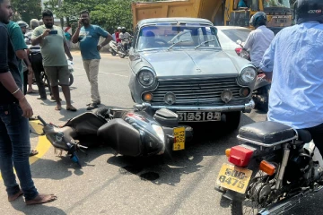 யாழில் மோட்டார் சைக்கிள் விபத்து : ஒருவர் படுகாயம்