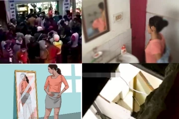 රෙදිපිළි සාප්පුවක කතුන් ඇඳුම් මාරු කරන හැටි වීඩියෝ කරල.. කැමරාත් සවි කරල මාට්ටු වෙයි...(VIDEO)