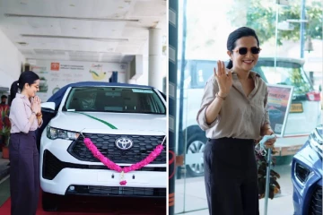 தொகுப்பாளினி டிடியின் புதிய கார்.. Toyota Land Cruiser வாங்கி அசத்திய டிடி! வைரலாகும் காணொளி
