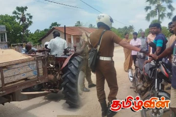 பிரதேச மக்களின் எதிர்ப்பின் மத்தியிலும் நல்லூர் திருவிழாவுக்கு மண் விநியோகம்!