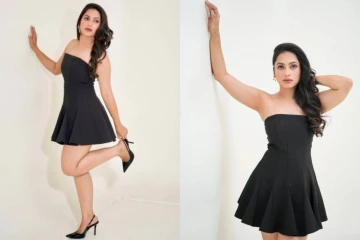 கருப்பு நிற கிளாமரான குட்டை உடையில் அய்யனார் துணை சீரியல் நடிகை மதுமிதா போட்டோஸ்