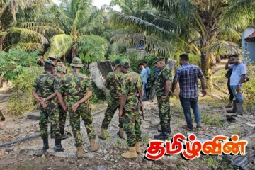 புதுக்குடியிருப்பில் விடுதலைப்புலிகளின் ஆயுதங்கள் இருப்பதாக கூறி அகழ்வு பணி ஆரம்பம்!