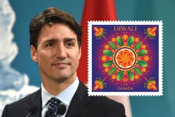 இந்தியா-கனடா உறவுகளில் பதற்றம்; தீபாவளி கொண்டாடிய ட்ரூடோ., சிறப்பு தபால் தலை வெளியீடு