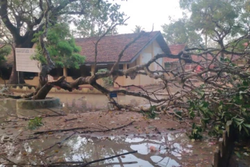 கிளிநொச்சியை தாக்கிய மினி சூறாவளியால் எற்பட்ட பாதிப்புகள்!மாவட்ட செயலகம் அறிவிப்பு