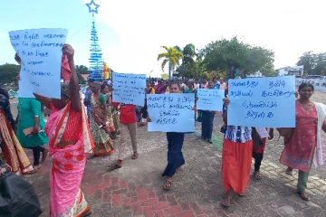 வடக்கு கிழக்கை இணைத்து மீளப்பெறமுடியாத சமஷ்டி தீர்வு - தாயகத்தில் தொடர் போராட்டம்!