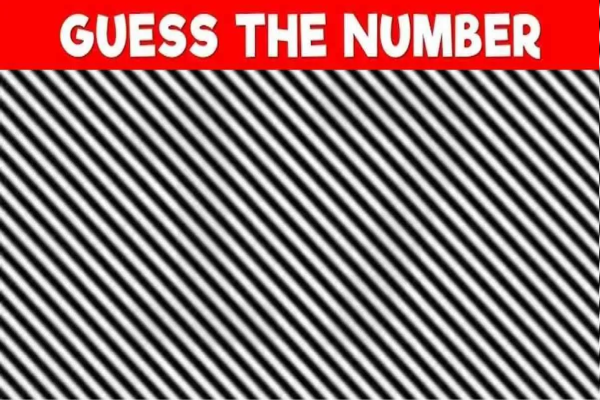 Optical illusion: கண்களை சுருக்கி பார்த்தால் இதில் மறைந்து இருக்கும் இலக்கம் என்ன? | You Have Iq Can You Spot Number Optical Illusion