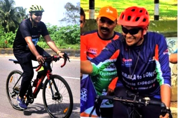கேரளாவிலிருந்து லண்டனுக்கு தனியாக சைக்கிள் பயணம்! ஆசை நிறைவேற ஐ.டி வேலையை விட்ட இளைஞர்