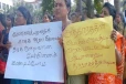தரக்குறைவாக பேசிமைக்கு எதிர்ப்பு ; வடக்கு மாகாண அபிவிருத்தி உத்தியோகத்தர்கள் போராட்டம்
