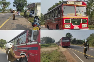 மாணவர்களை ஏற்ற மறுக்கும் பேருந்துகள் - பரீட்சைக்கு செல்லமுடியாது வீதியில் தவிப்பு
