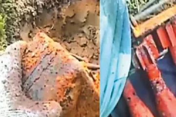 நிலத்தில் தென்பட்டது 2ம் உலக போர் குண்டா? அதிர்ச்சியடைந்த நபர்?