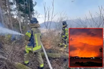 ஜப்பானில் ஏற்பட்ட காட்டுத்தீயில் ஒருவர் பலி ; 2 ஆயிரம் பேர் தப்பியோட்டம்