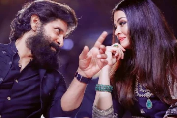 விக்ரம் கன்னத்தை தடவிய ஐஸ்வர்யா ராய்.. முகம் சுளித்த நடிகை திரிஷாவின் வீடியோ வைரல்..