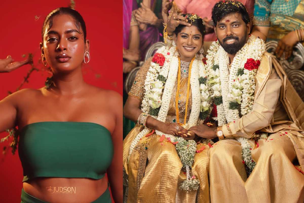 கணவருடன் ரொமாண்டிக் போட்டோஷூட்!! நடிகை வினுஷா தேவி போஸ்ட்.. | Vinusha Devi Post Marriage Reception Romantinc Pic கணவருடன் ரொமாண்டிக் போட்டோஷூட்!! நடிகை வினுஷா தேவி போஸ்ட்.. | Vinusha Devi Post Marriage Reception Romantinc Pic