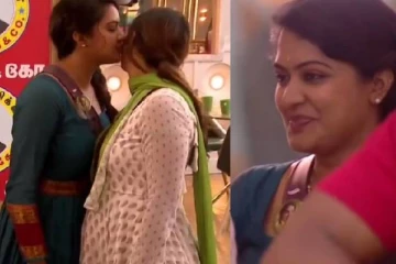 என்னடா நடக்குது இங்க? முத்தம் கொடுத்து அந்த மாதிரி நடந்து கொண்ட மைனா - ரச்சிதா.. வீடியோ..