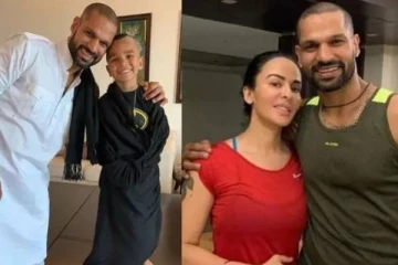 பெற்ற மகனையே பார்க்கமுடியவில்லை; தவித்த ஷிகர் தவான் - உருக்கமான பதிவு!