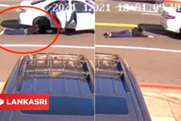 நடு ரோட்டில் காரில் மாட்டியபடி இழுத்து செல்லப்பட்ட பெண்! சிசிடிவியில் சிக்கிய பதறவைக்கும் காட்சி