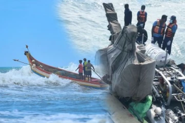 இலங்கை கடற்படையினரால் இந்திய மீனவரின் படகு மூழ்கடிப்பு!! இருவர் கைது - ஒருவர் மாயம்