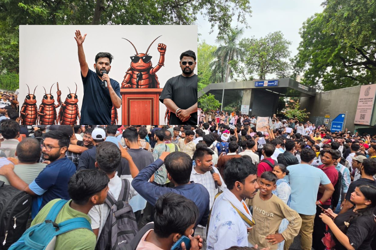 புது டெல்லியில் பதற்றம்! மோடி அரசாங்கத்தை எதிர்க்கும் கரப்பான் பூச்சி ஆர்பாட்டத்தில் தடியடி தாக்குதல் | Cockroach Janata Org That Laid Siege To Delhi புது டெல்லியில் பதற்றம்! மோடி அரசாங்கத்தை எதிர்க்கும் கரப்பான் பூச்சி ஆர்பாட்டத்தில் தடியடி தாக்குதல் | Cockroach Janata Org That Laid Siege To Delhi